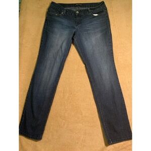 LEI Blue Jeans Juniors 15 Ashley Louise Skinny Distressed Stonewash Pocket (C)